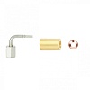 Фитинг угловой 90° с гайкой 3/8 SAE, 5/8"-18UNF (на трубку 4мм)