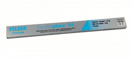 Припой Felder 0%, "Cu-Rophos 94" L-CuP6